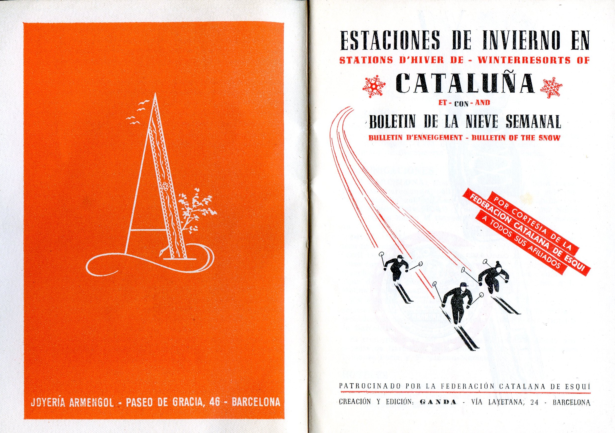 Boletín de la nieve : Estaciones de Invierno en Cataluña con Boletín de la nieve semanal : Por cortesia de la Federación Catalana de Esquí - Miniatura 2